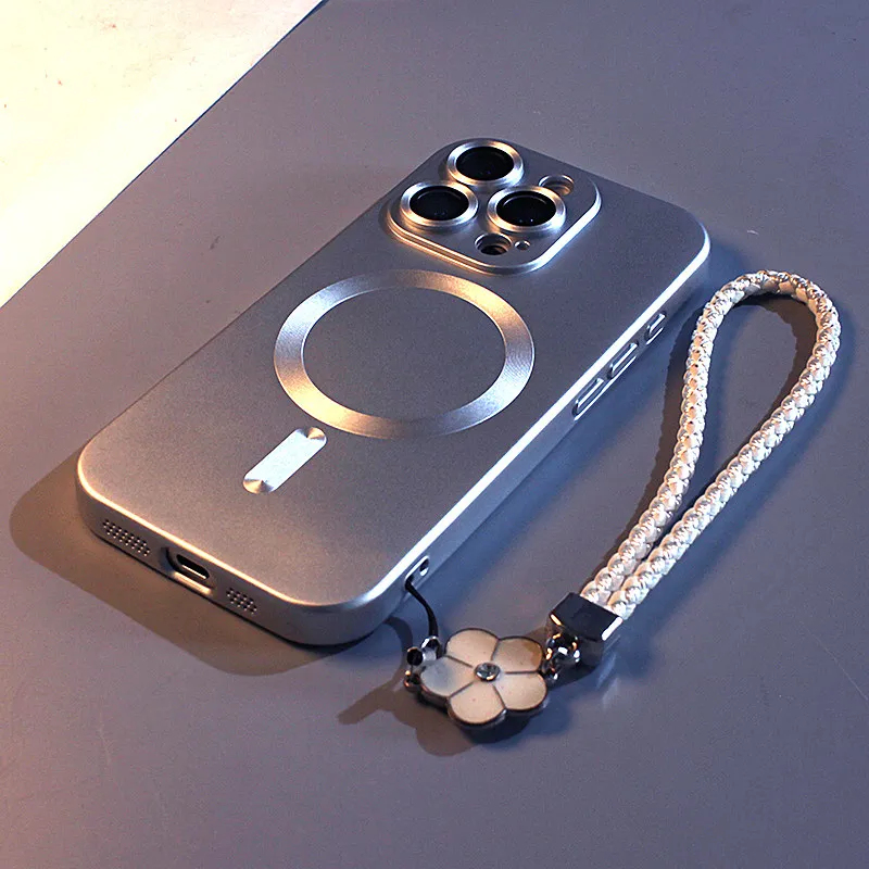 Luxury Plating Case - 高級マットメッキメタルペイント磁気ケース iPhone 17 16 15 14