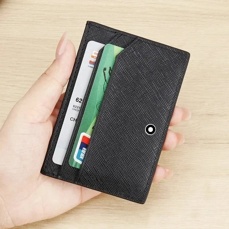 Card Holder Slim Case - Busine Sle カードホルダー財布男性 PU レザースリムミニクレジットカードホルダー ID