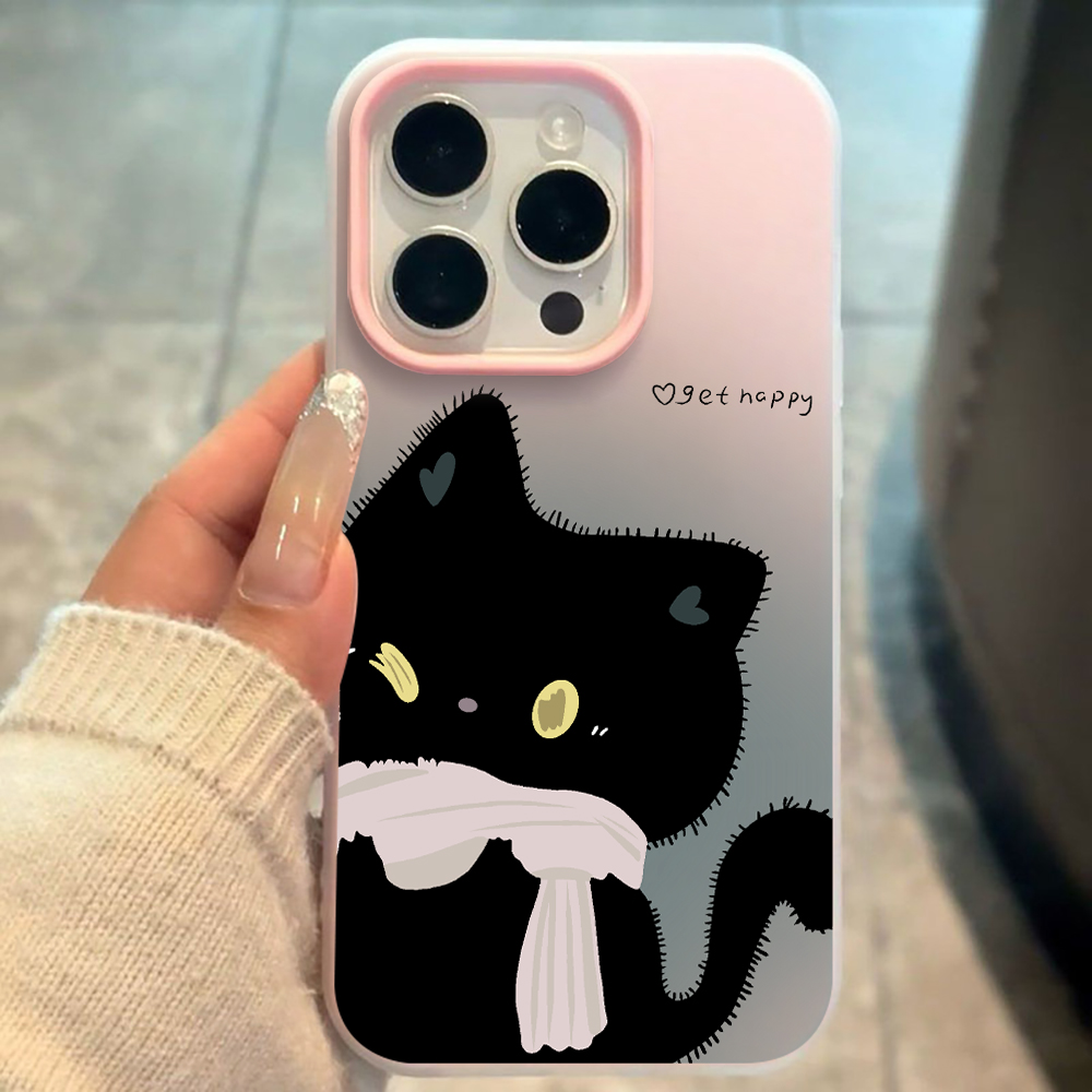 Phone Cases Xiaomi 15T - INSカップル黒白猫キャンディーカラー携帯電話ケースXiaomi 14T 15T Pro Xiaomi 17