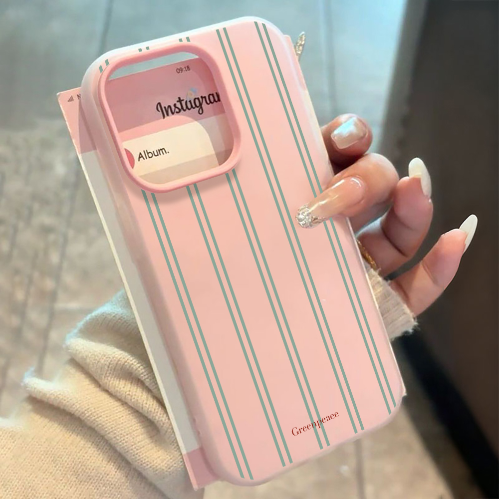 Phone Cases Xiaomi 15T - 高級感のあるフレッシュなストライプ柄シリコン製スマホケース Xiaomi 14T 15T Pro Xiaomi