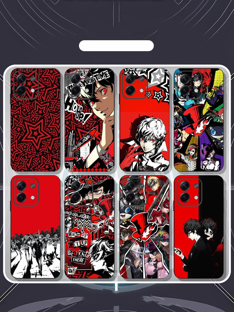 Phone Cases Xiaomi - ペルソナ5 ジョーカー ホットゲームポスター付きスマホケース Redmi Note 14