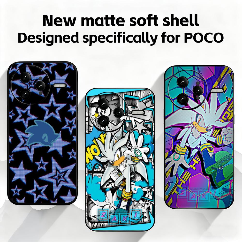 Phone Cases Xiaomi - S-SonicES 漫画 H-HedgehogES スマホケース Xiaomi POCO
