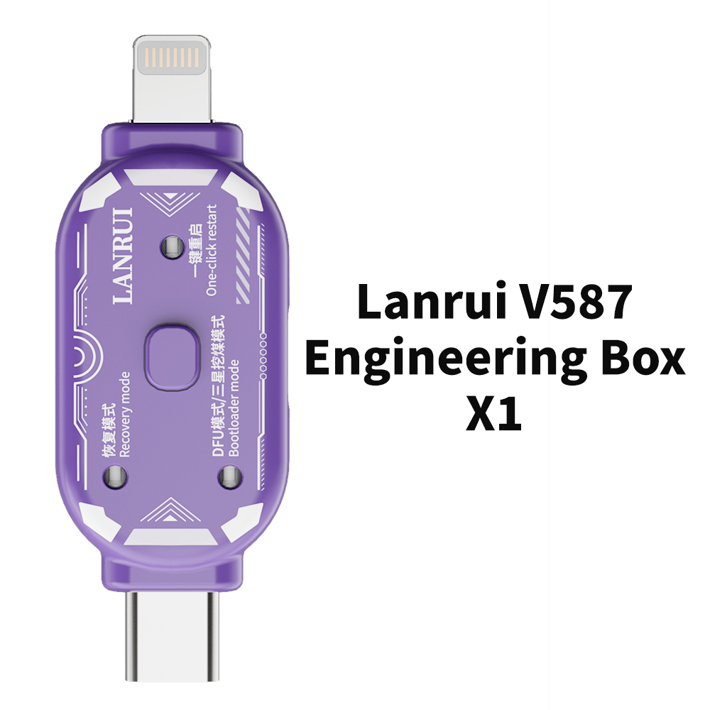 Phone Cases Rubber - Lanrui V587 DFUリカバリーケーブル 自動接続ライン iPhone iPad