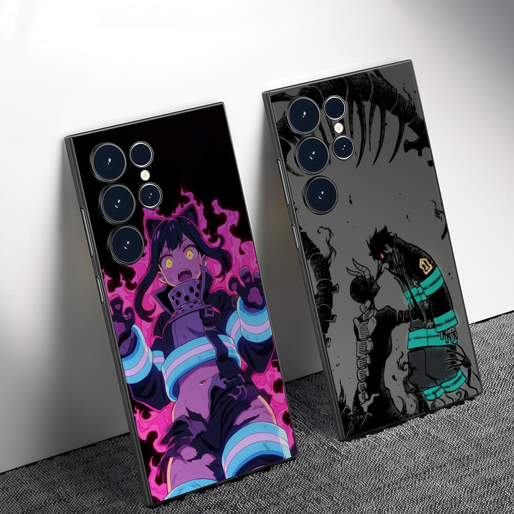 Phone Cases Galaxy S25 - アニメ F-ファイアーフォース電話ケースサムスンギャラクシー S26 S25 S24 S22