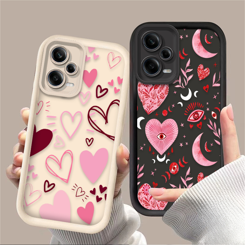 Phone Cases Xiaomi - ピンクのハート型スマホケース Xiaomi Redmi A5 A4 A3