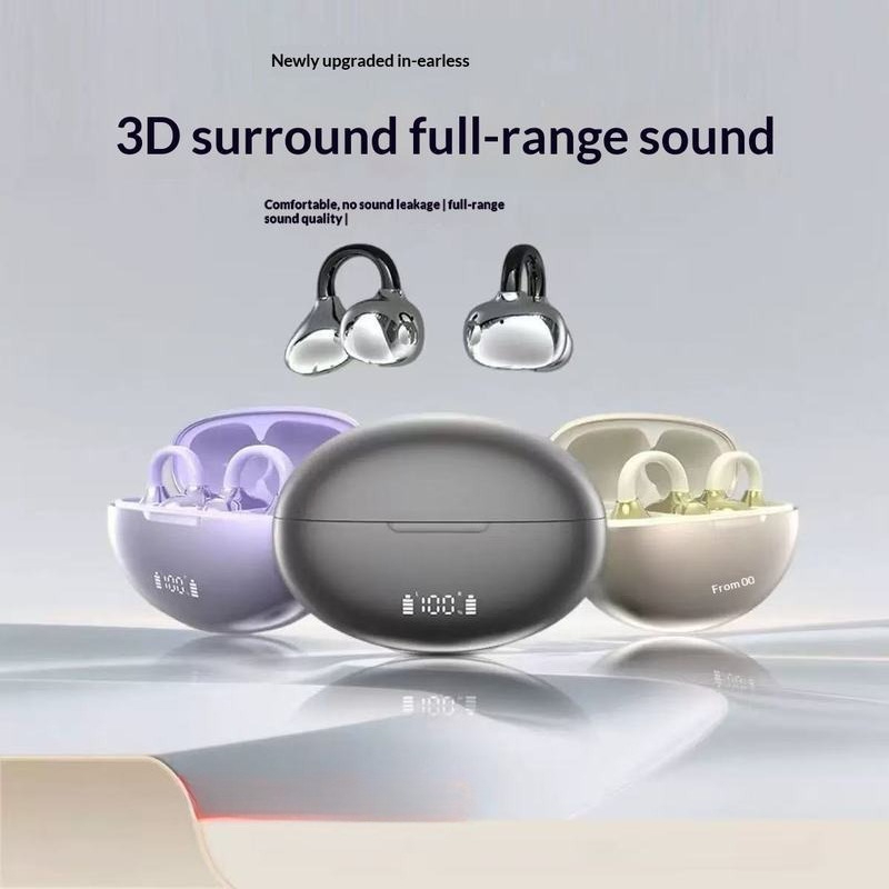 Phone Cases On Amazon - ワイヤレスBluetoothイヤホン OWS クリップ式イヤホン 痛くない装着感 ノイズキャンセリング 長時間バッテリー