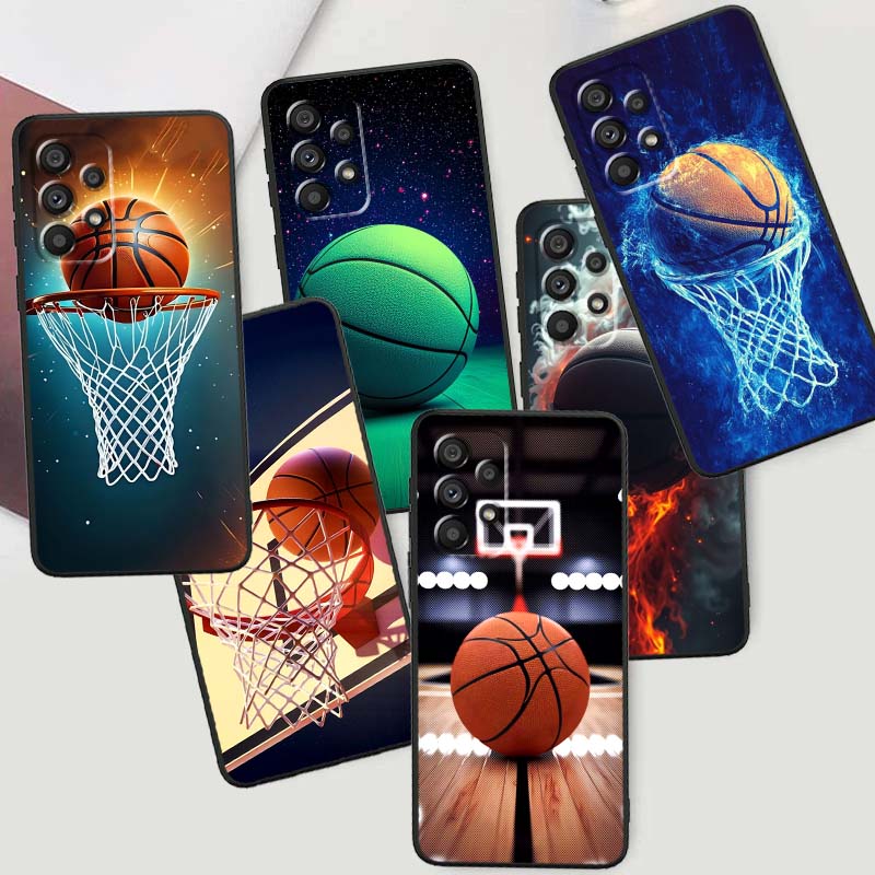 Phone Cases Samsung A14 - スポーツバスケットボール柄のクールなSamsung A73 A72 A71 A55 A54