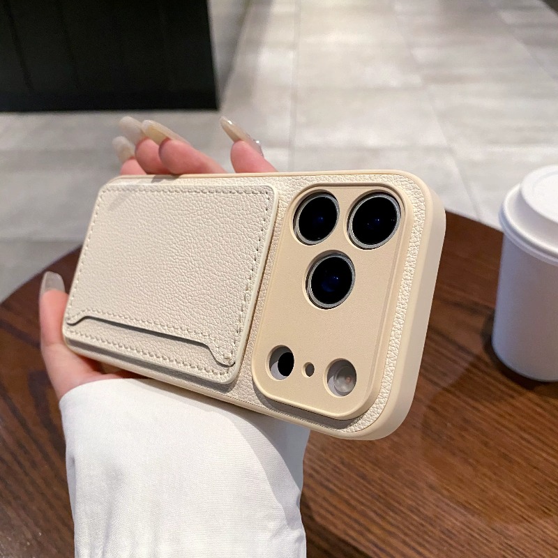 Card Holder Slim Case - PUレザー財布型スマホケース カードホルダー付き iPhone 17 Air 16