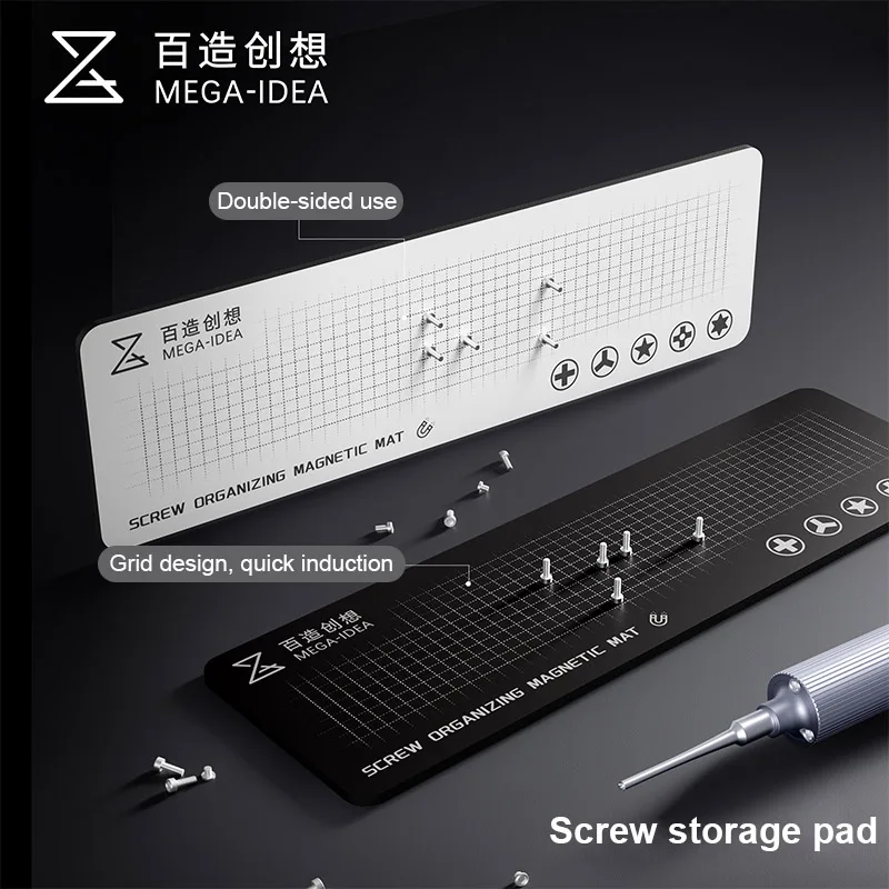 Phone Cases Rubber - QIANLI MEGA-IDEA ユニバーサル磁気修理ネジ収納パッド両面携帯電話メンテナンス部品オーガナイザー