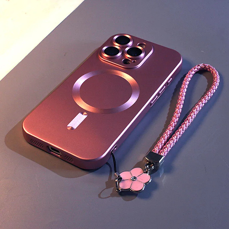 高級マットメッキメタルペイント磁気ケース iPhone 17 - Luxury Plating Case のレビューと価格
