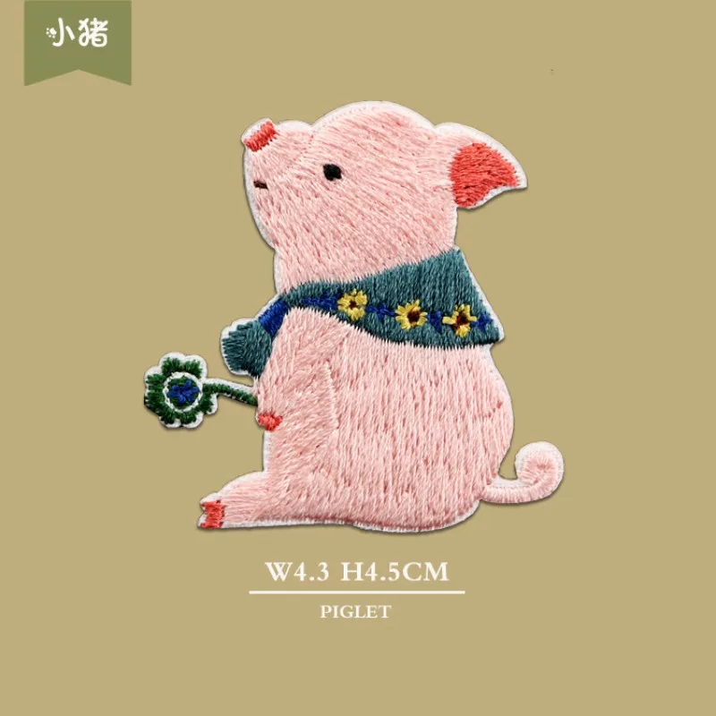 かわいい動物の刺繍が施されたパッチ,電話ケース,漫画のステッ - Phone Cases Eco Friendly のレビューと価格