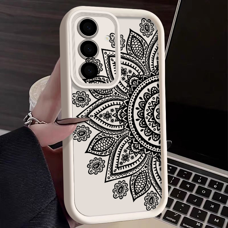 レトロな花柄トーテムパターンケース Samsung Gala - Phone Cases Samsung A14 のレビューと価格