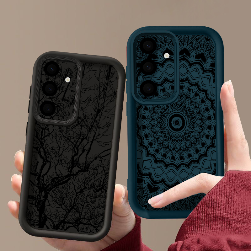 レトロな花柄トーテムパターンケース Samsung Gala - Phone Cases Samsung A14 のレビューと価格