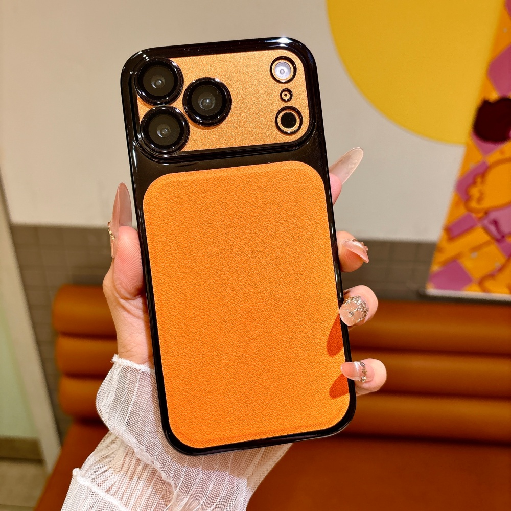 高級無地PUレザーマットメッキケース iPhone 17 1 - Luxury Plating Case のレビューと価格