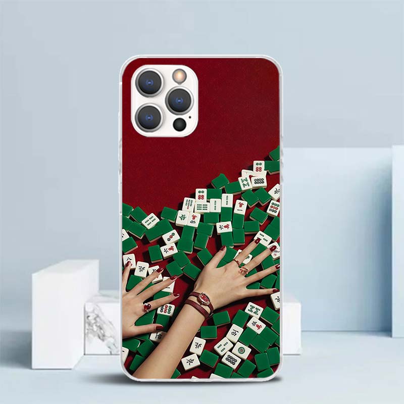 クリエイティブ麻雀ソフトカバー iPhone 16 17 A - Phone Cases That Fit Iphone 16E のレビューと価格