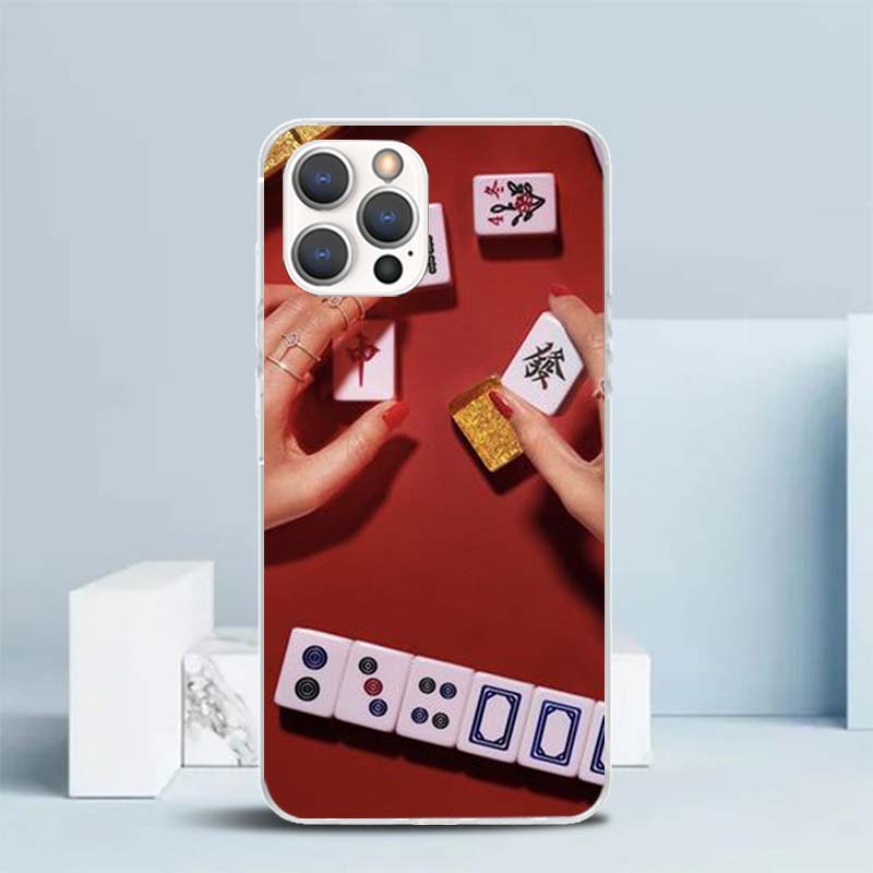 クリエイティブ麻雀ソフトカバー iPhone 16 17 A - Phone Cases That Fit Iphone 16E のレビューと価格