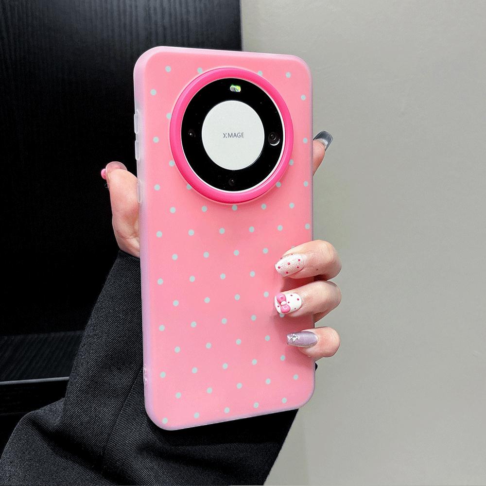 愛らしいライトブルーの水玉模様のスマホケース Xiaomi  - Phone Cases Xiaomi のレビューと価格