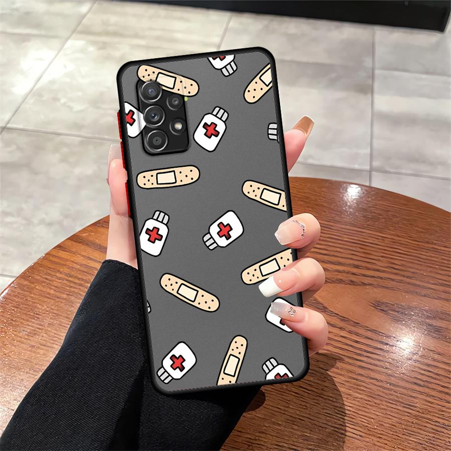 クールな看護師風スマホケース Samsung Galaxy  - Phone Cases Samsung A14 のレビューと価格