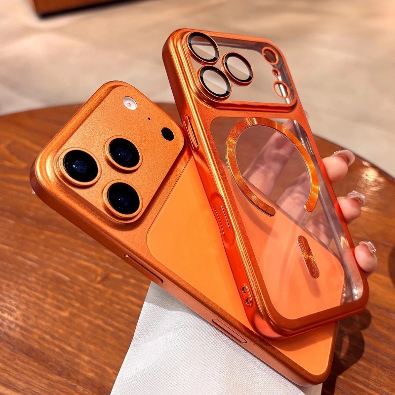 磁気クリア高級メッキ電話ケース iPhone 17 プロマッ - Luxury Plating Case のレビューと価格
