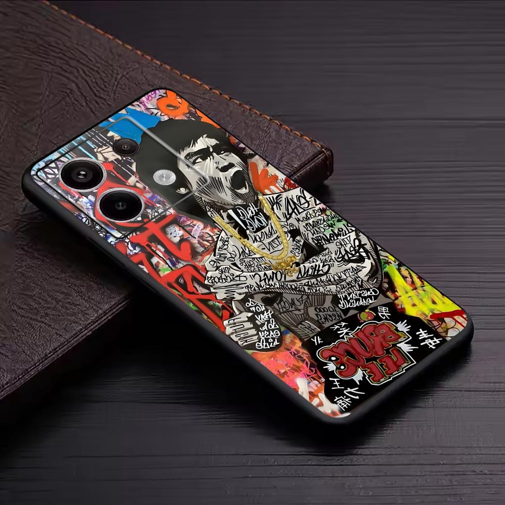 バンクシー グラフィティ アート スマホケース Redmi  - Phone Cases Xiaomi のレビューと価格