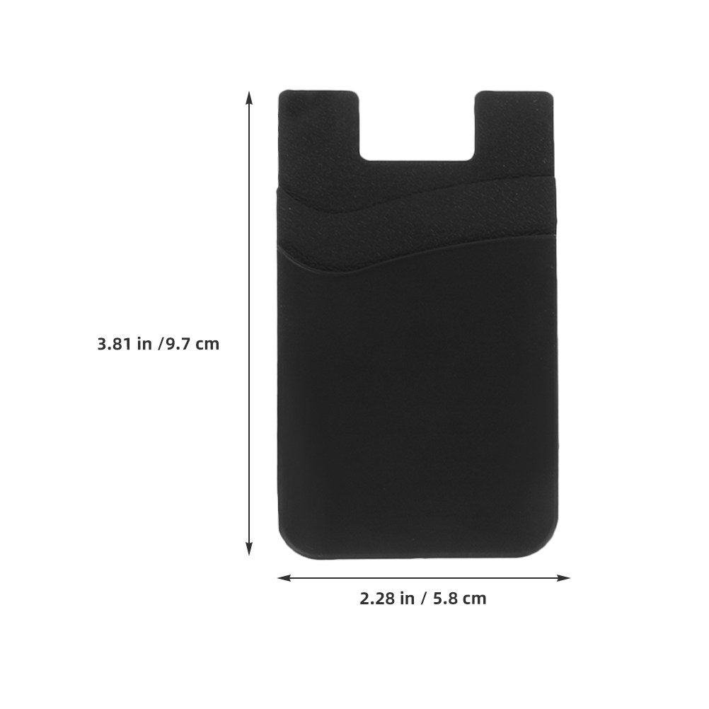 3個入りシリコン製携帯電話カードホルダー、携帯電話ケース裏面 - Card Holder Slim Case のレビューと価格