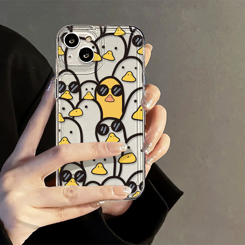 かわいい漫画のアヒル柄ケース 女の子向け iPhone 17 - Phone Cases Xr のレビューと価格