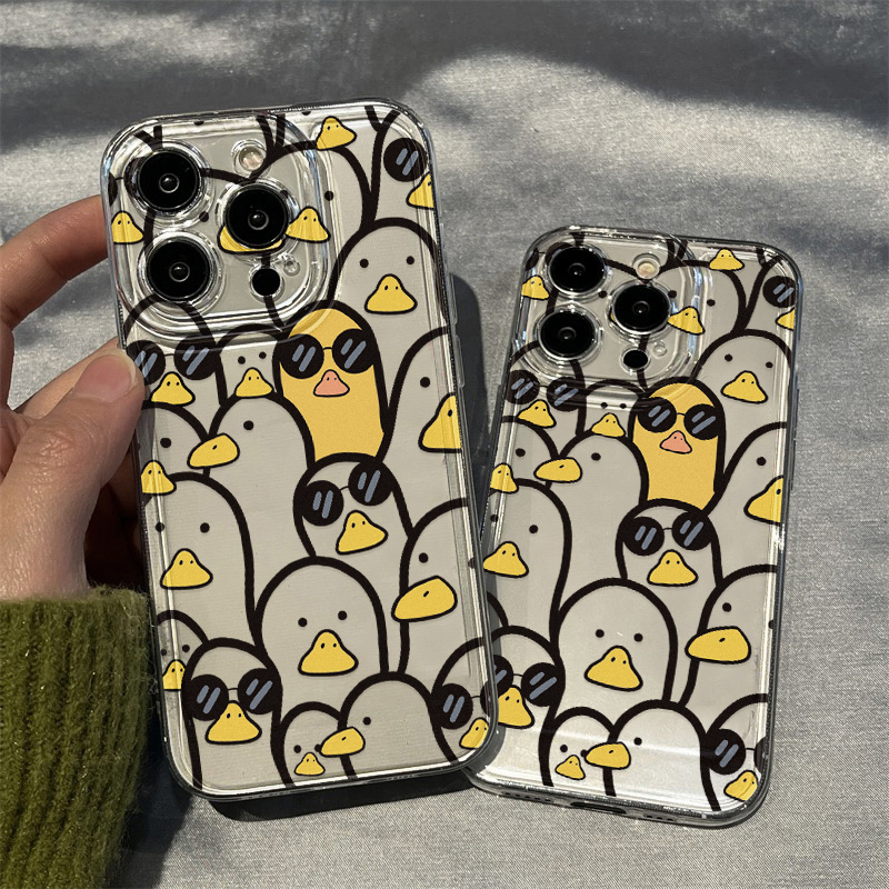 かわいい漫画のアヒル柄ケース 女の子向け iPhone 17 - Phone Cases Xr のレビューと価格