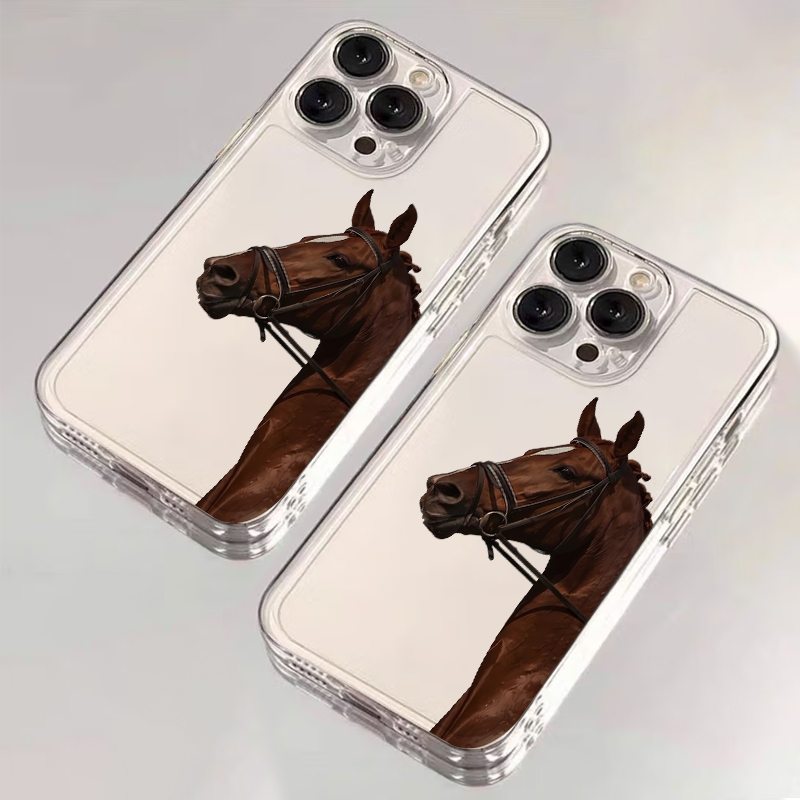 動物馬柄ソフトフォンカバーケース iPhone 17 Pro - Phone Cases Xr のレビューと価格