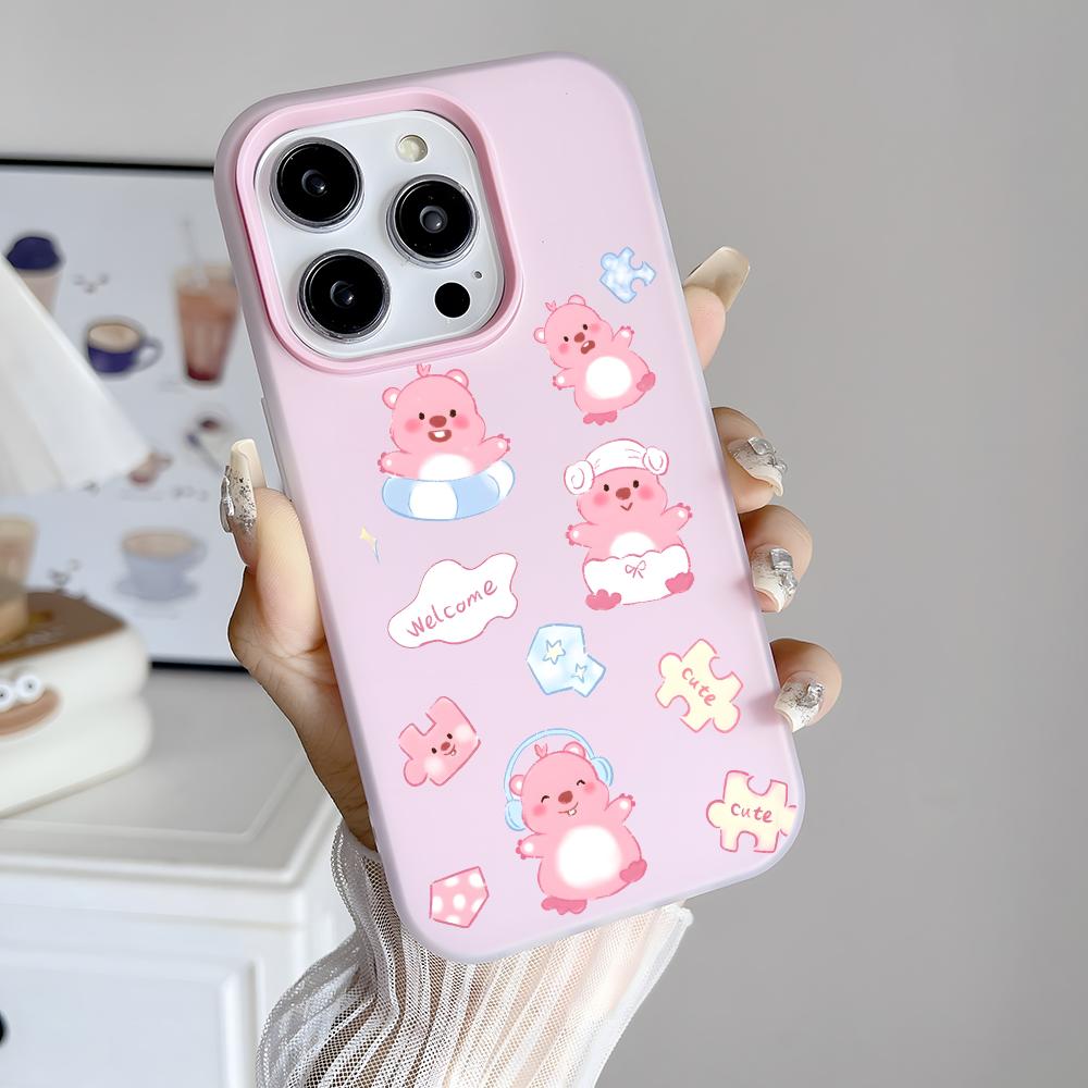 ゼリーのような2in1デュアルレイヤードーパミン風スマホケー - Phone Cases Loopy のレビューと価格