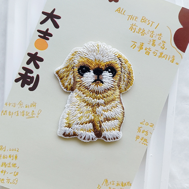 衣類用の粘着性の刺繍パッチ,かわいい子犬のアップリケ,子供用 - Phone Cases Eco Friendly のレビューと価格