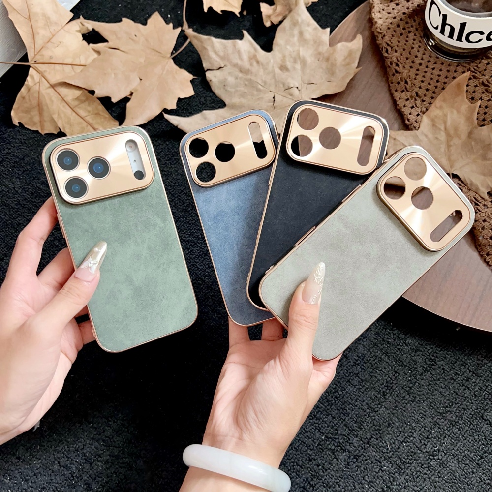 ビジネスレザー羊革製iPhone 17 Air 16 15  - Luxury Plating Case のレビューと価格