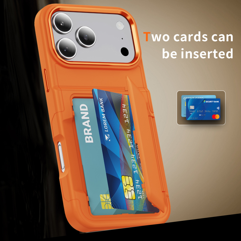 新色ソリッドカラーフロストPCウォレットカードホルダー耐衝撃 - Card Holder Slim Case のレビューと価格