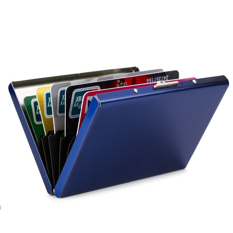 OUIO ​ RFIDブロッキングステンレススチールカードホ - Card Holder Slim Case のレビューと価格