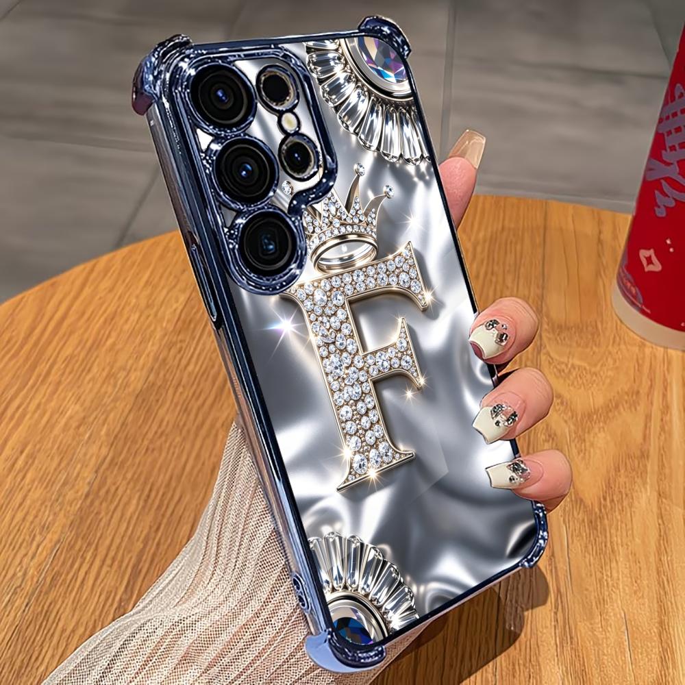 高級ダイヤモンドレターFスマホケース S26 Ultraケー - Phone Cases Quad Lock のレビューと価格