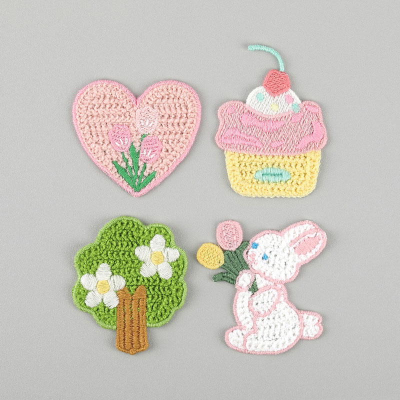 10 個の漫画刺繍ウサギのアップリケ DIY 服パンツ携帯電 - Phone Cases Eco Friendly のレビューと価格