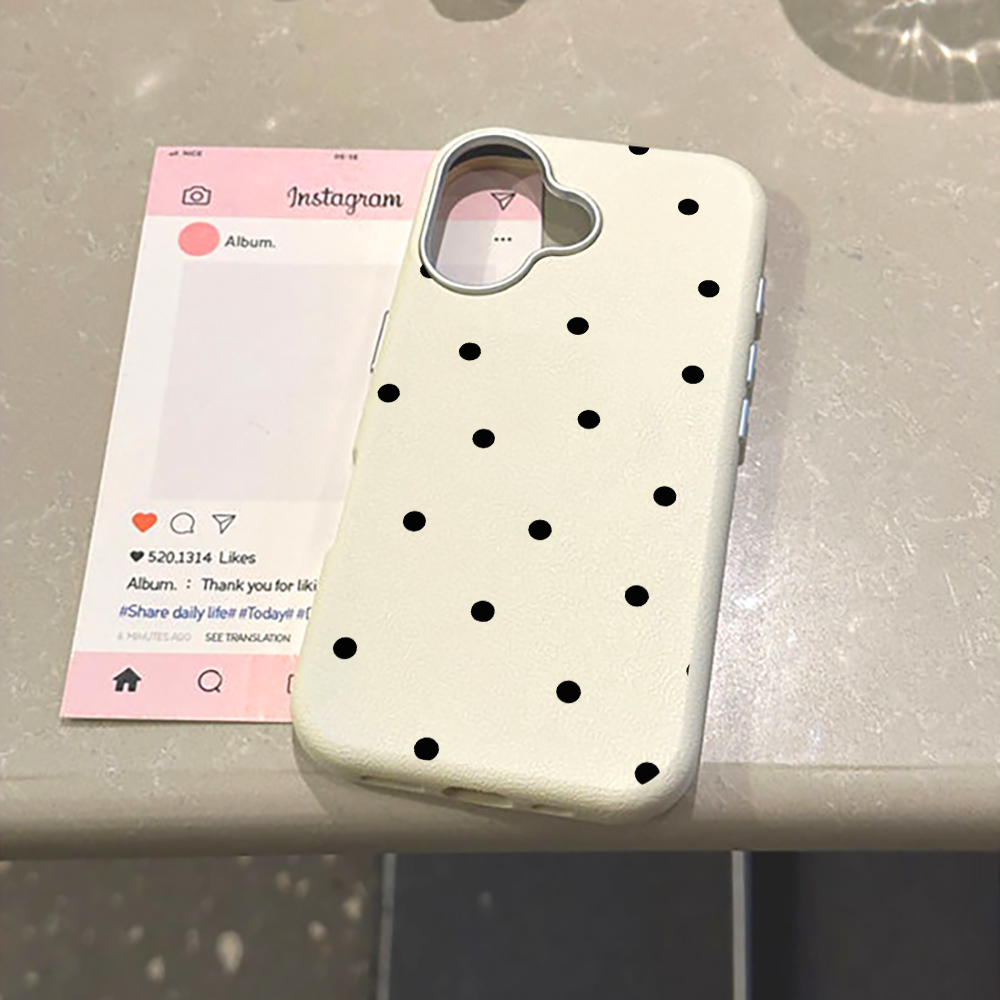 ミニマリストブラックポルカドット柄スマホケース Xiaomi - Phone Cases Xiaomi 15T のレビューと価格