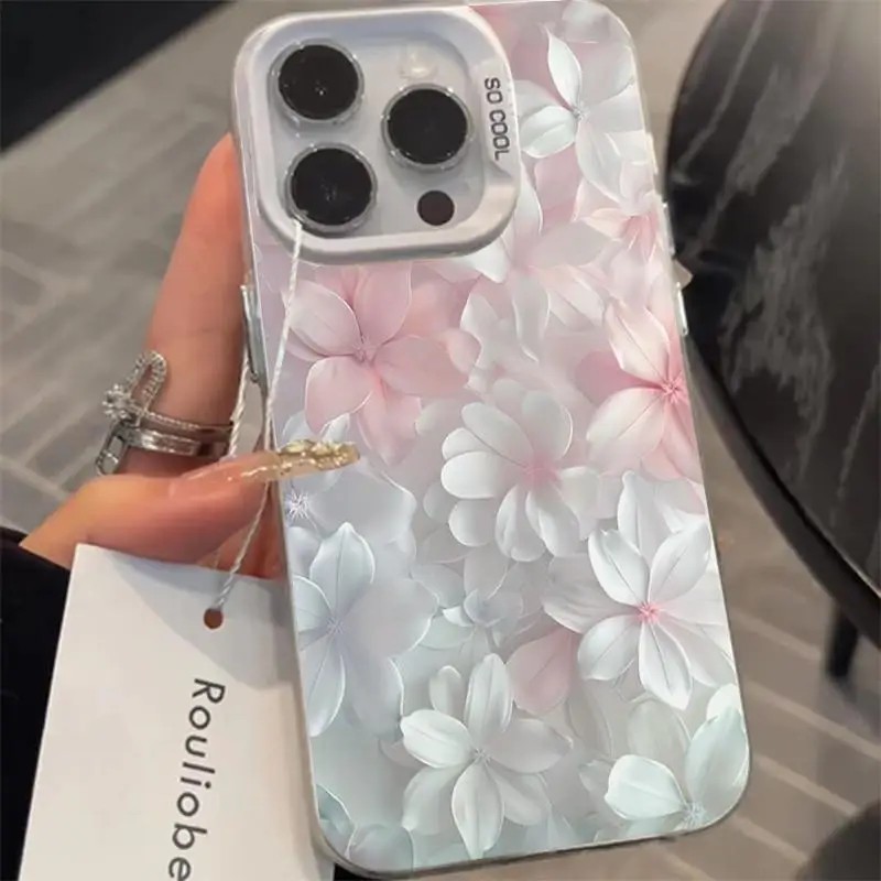 ピンクの花柄ケース iPhone 15Pro 17 16 1 - Phone Cases Xr のレビューと価格
