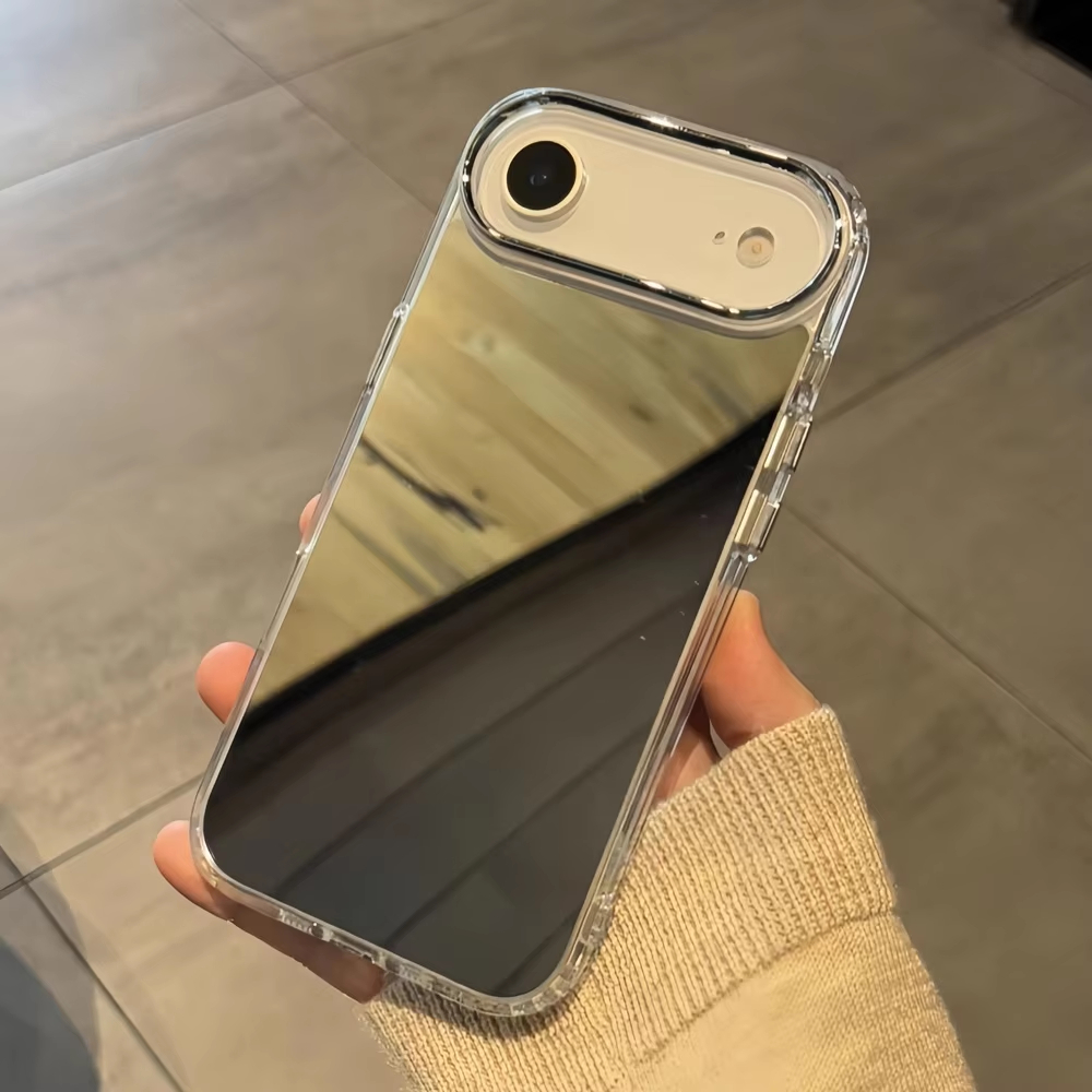 高級アクリル製メイクアップミラー付きスマホケース iPhon - Luxury Plating Case のレビューと価格