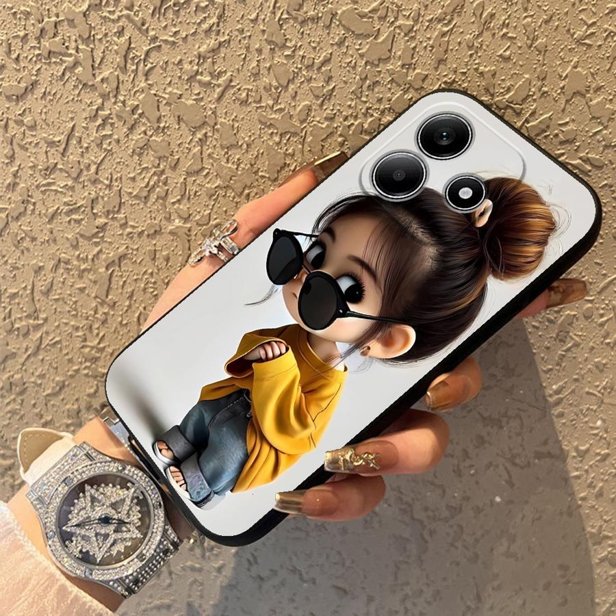 漫画の女の子柄のXiaomi Redmi Note 14 1 - Phone Cases Xiaomi のレビューと価格