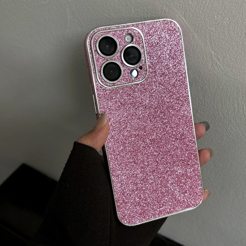 高級感あふれるグリッターレザーケース iPhone 18 1 - Luxury Plating Case のレビューと価格