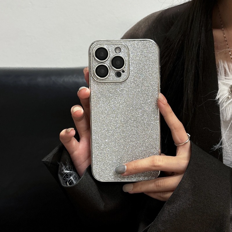 高級感あふれるグリッターレザーケース iPhone 18 1 - Luxury Plating Case のレビューと価格