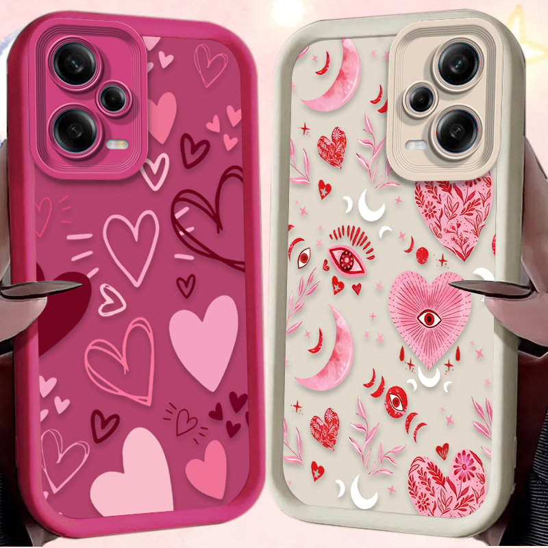 ピンクのハート型スマホケース Xiaomi Redmi A5 - Phone Cases Xiaomi のレビューと価格