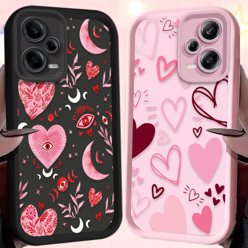 ピンクのハート型スマホケース Xiaomi Redmi A5 - Phone Cases Xiaomi のレビューと価格