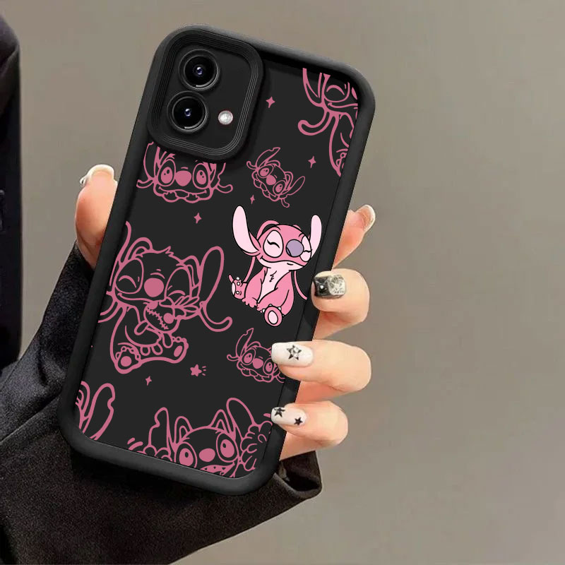 スティッチとエンジェルの漫画風スマホケース Motorola - Phone Cases Motorola のレビューと価格