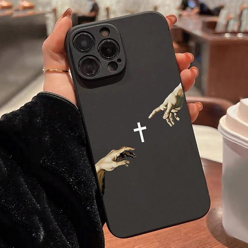イエスクロス塗装電話ケース Iphone 16e 16 15 - Phone Cases Jesus のレビューと価格