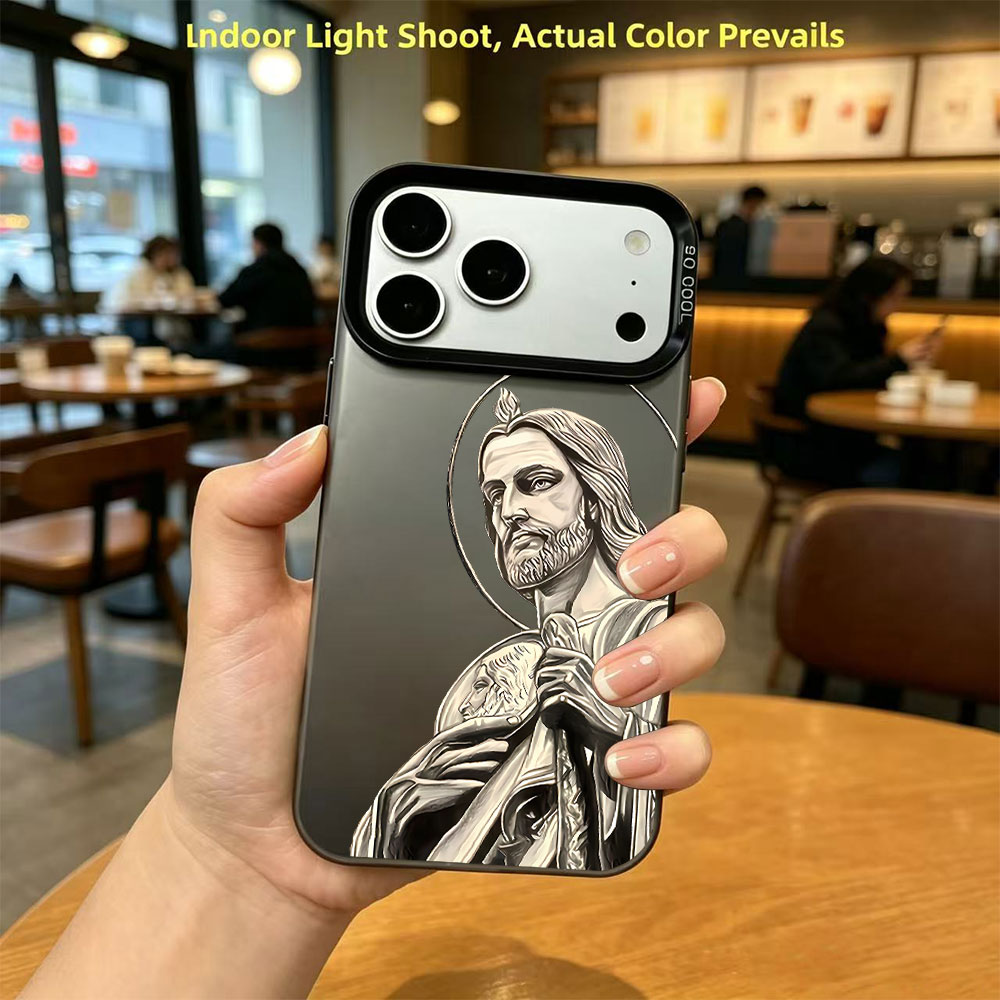 サン・ジュダス・タデオ柄デザインのiPhoneケース（iPh - Phone Cases Iphone 14 のレビューと価格