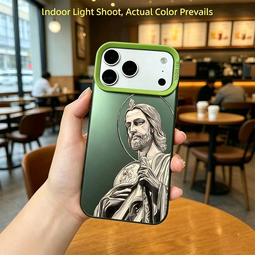 サン・ジュダス・タデオ柄デザインのiPhoneケース（iPh - Phone Cases Iphone 14 のレビューと価格
