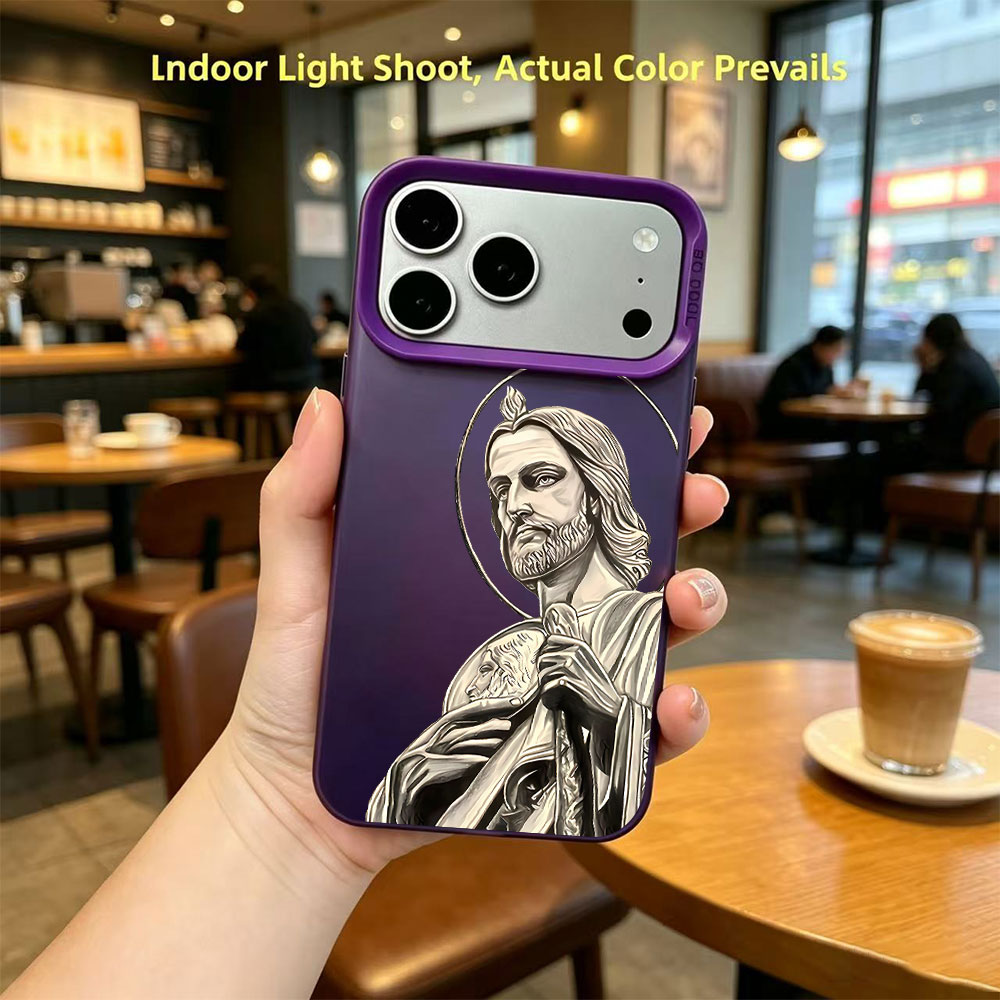 サン・ジュダス・タデオ柄デザインのiPhoneケース（iPh - Phone Cases Iphone 14 のレビューと価格