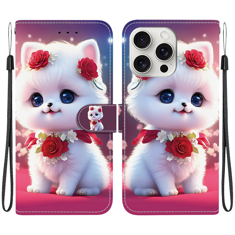 エレガントなカラーフラワーウォレット型スマホケース iPho - Phone Cases Jesus のレビューと価格