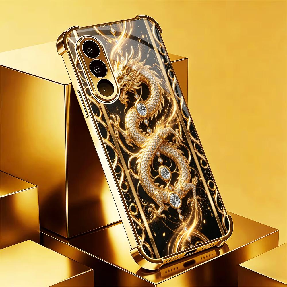 高級金龍柄スマホケース S26 Ultraケース フォンケー - Phone Cases Quad Lock のレビューと価格